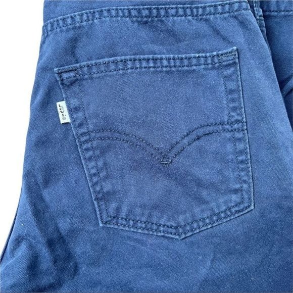 LEVI’S 511 Mens Jeans Size 28 X 28 16 Regular Blue Straight Leg Soft 100% Cotton - Picture 5 of 11